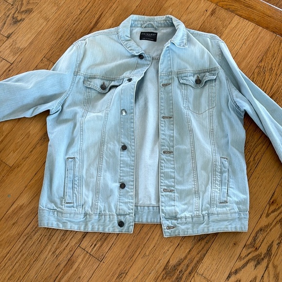 Primark light wash Jean jacket - Picture 1 of 4